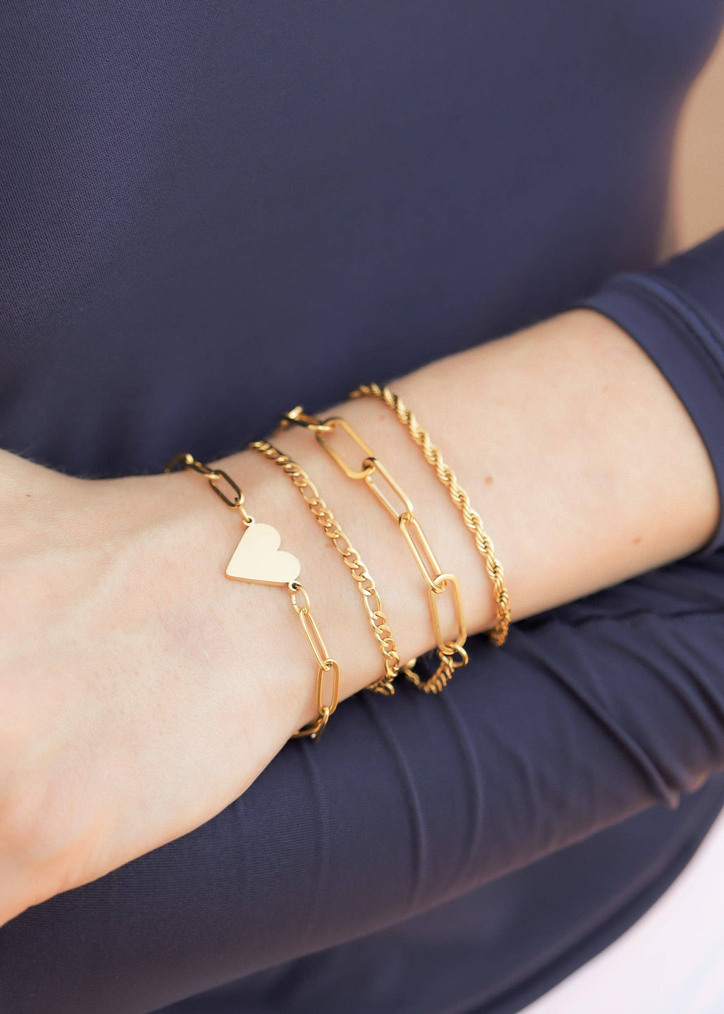 Paperclip Heart Bracelet