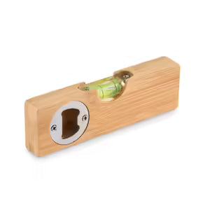 Bamboo Spirit Level Bottle Opener