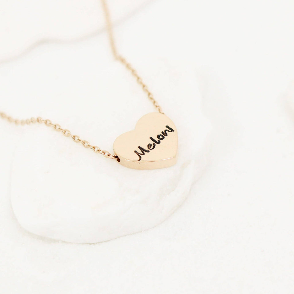 Engravable Heart Necklace