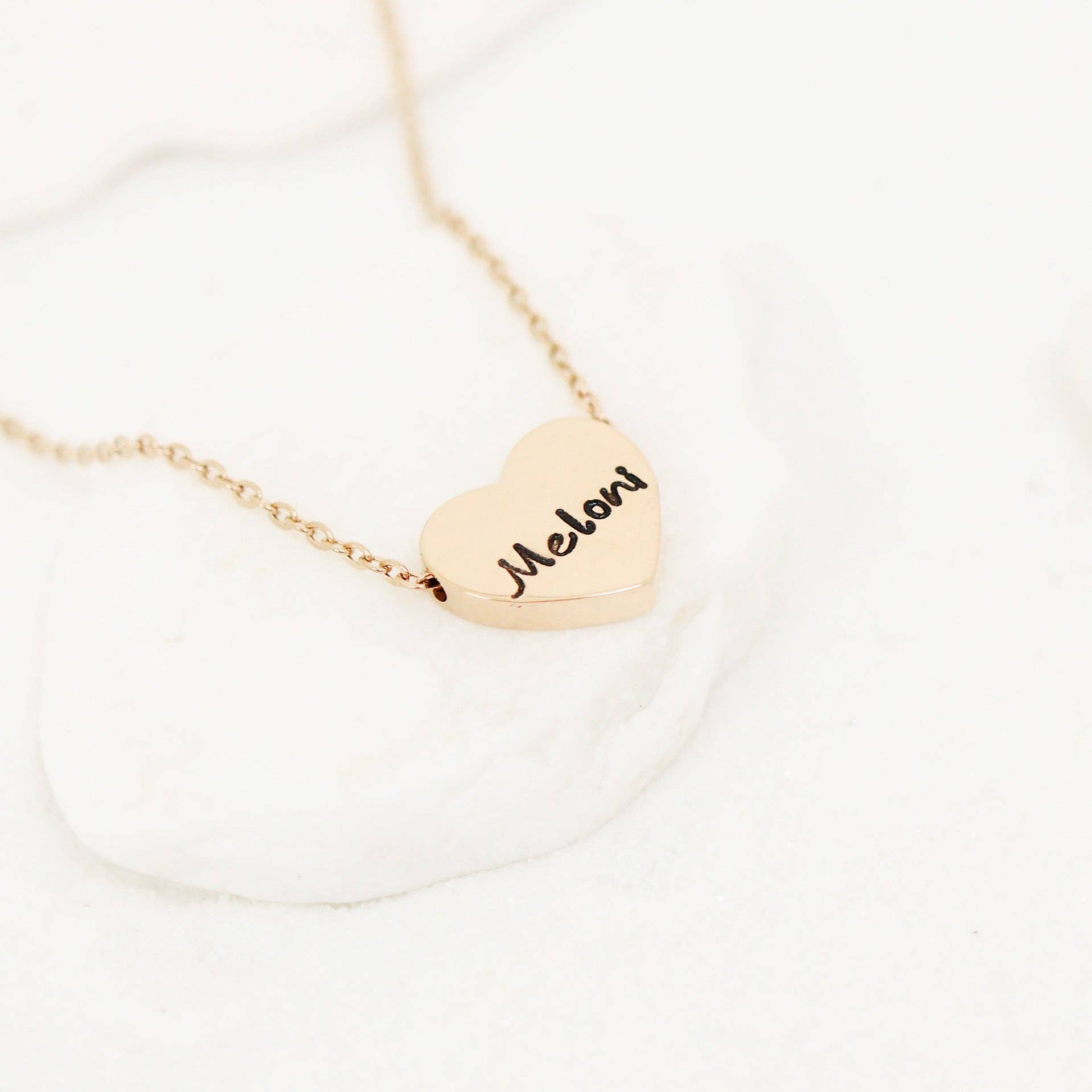Engravable Heart Necklace