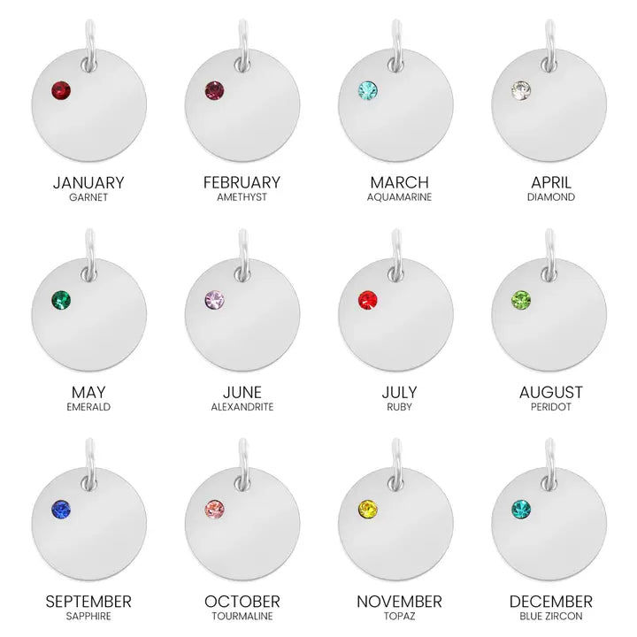 Birthstone Pendant Charm