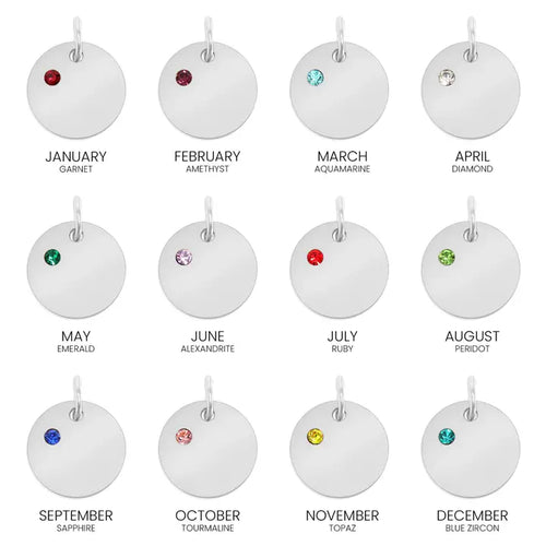 Birthstone Pendant Charm