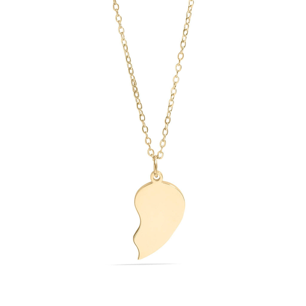 Break Apart Heart Necklace Set