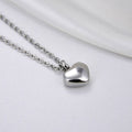 Human Ashes Heart Urn Pendant Necklace