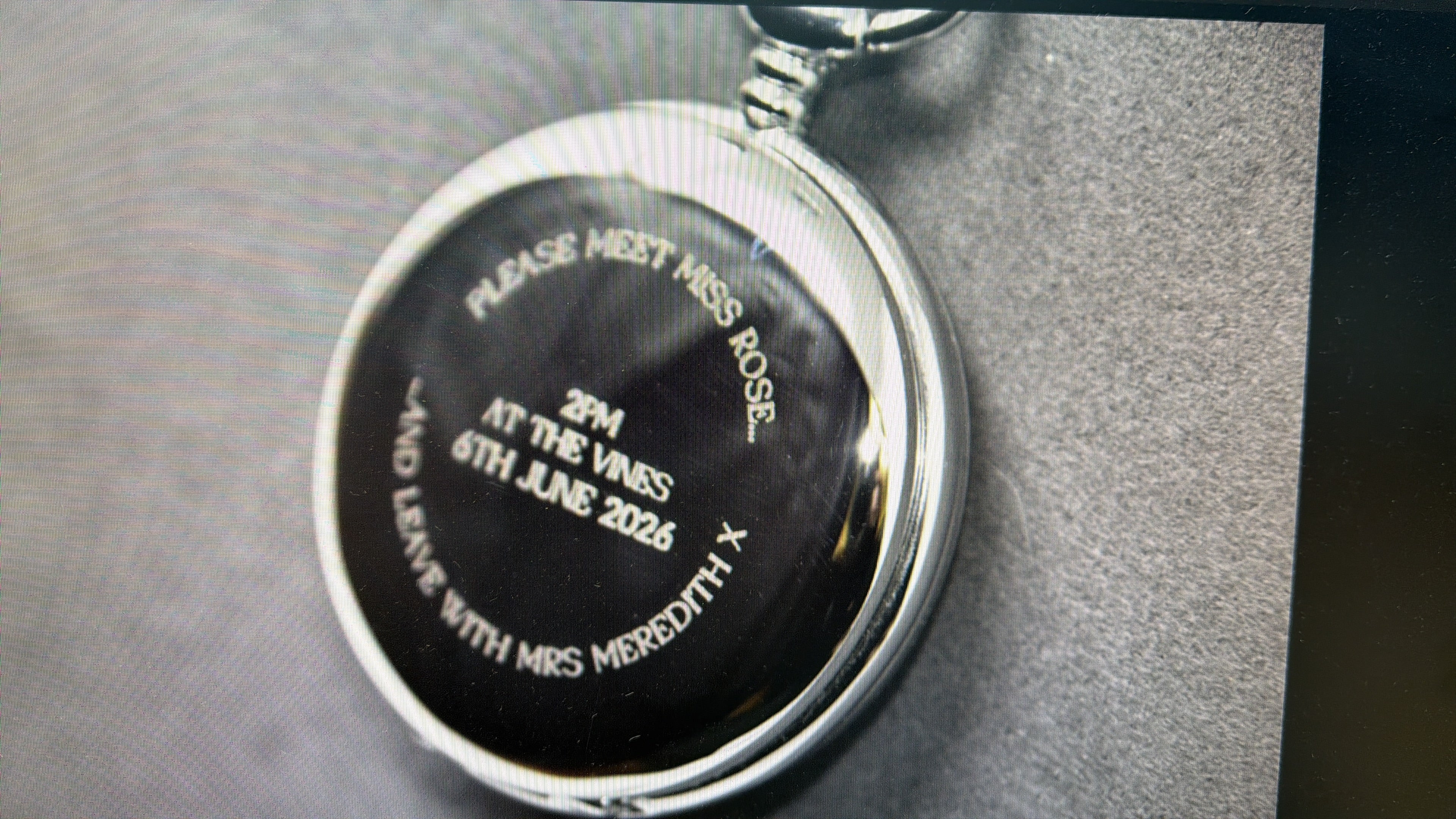 Bespoke Engraved Double Open Mechanical Pocket Watch