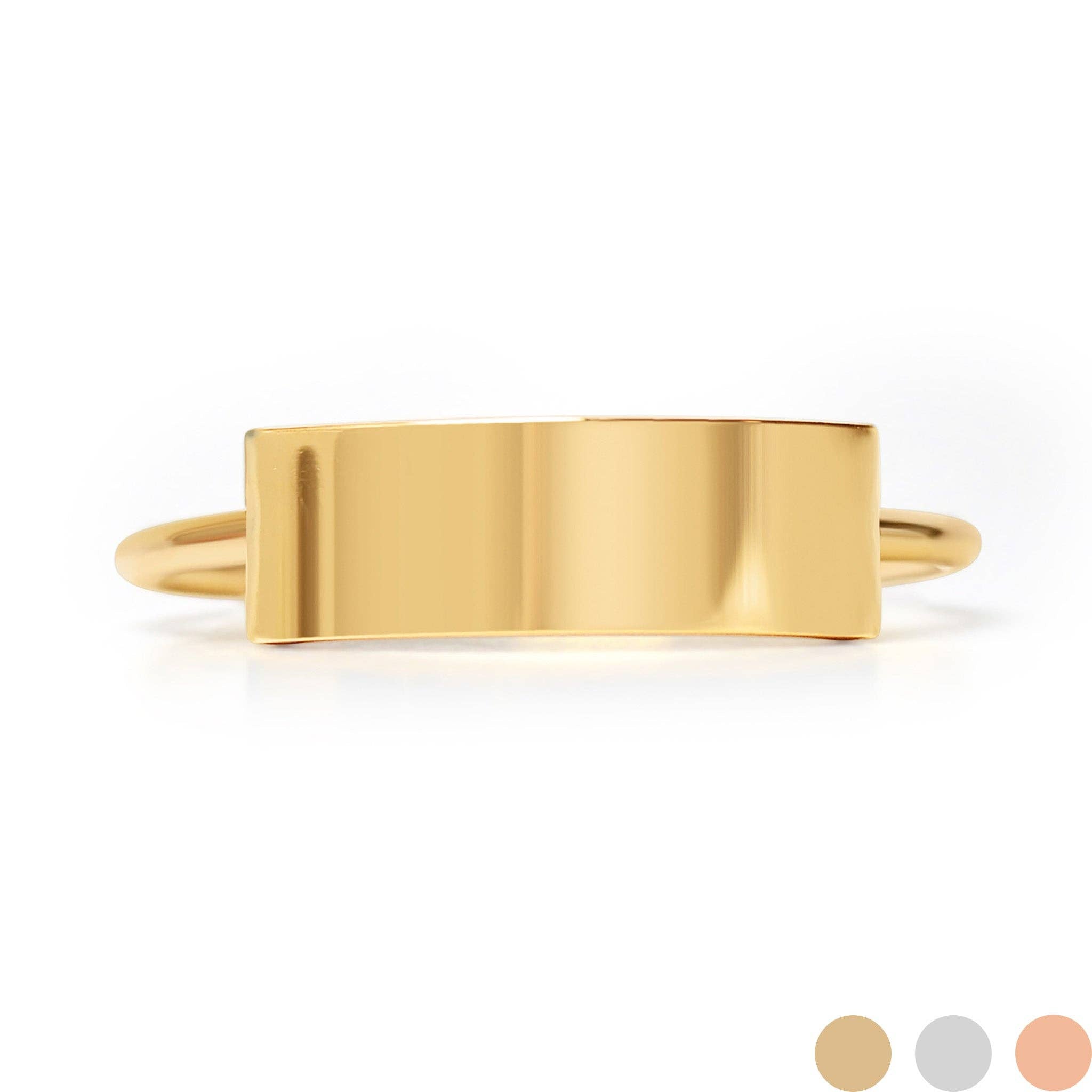 Engravable Band Ring