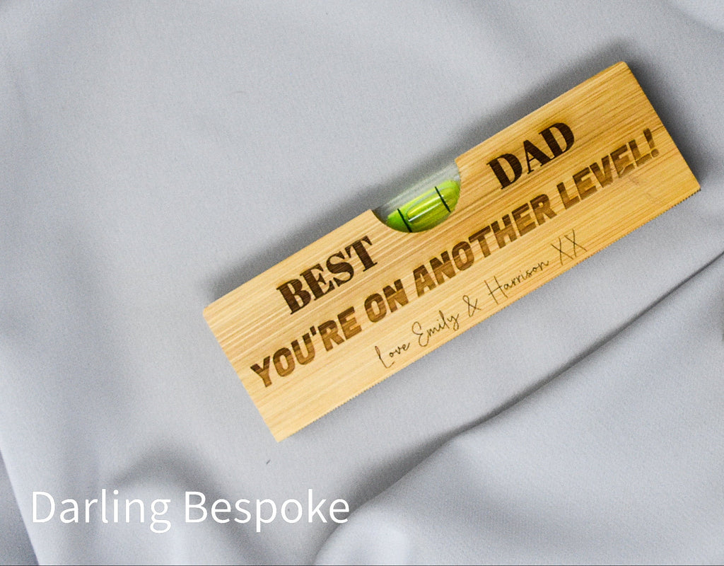 Bamboo Spirit Level Bottle Opener