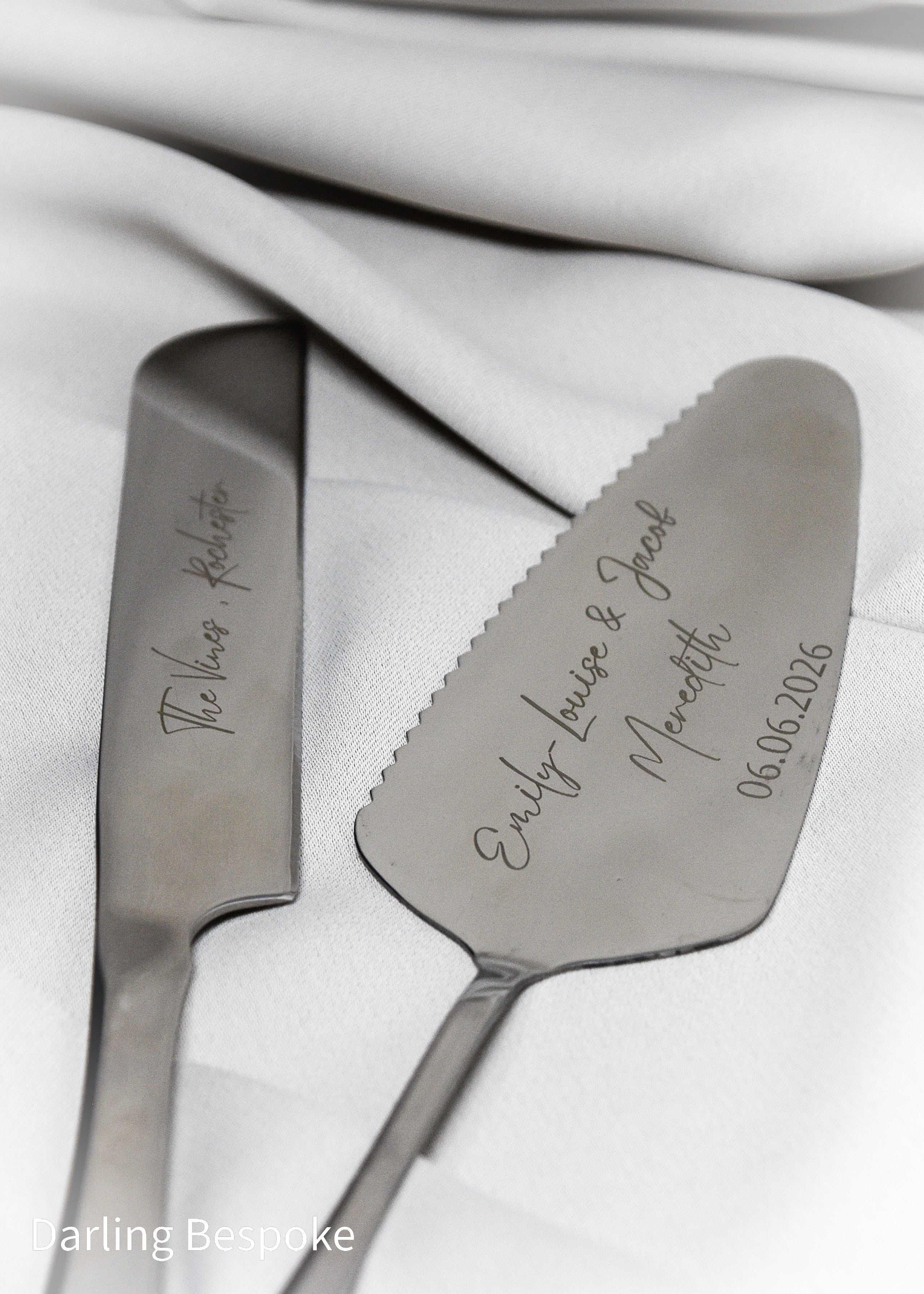 Personalised Cake Knife and Server