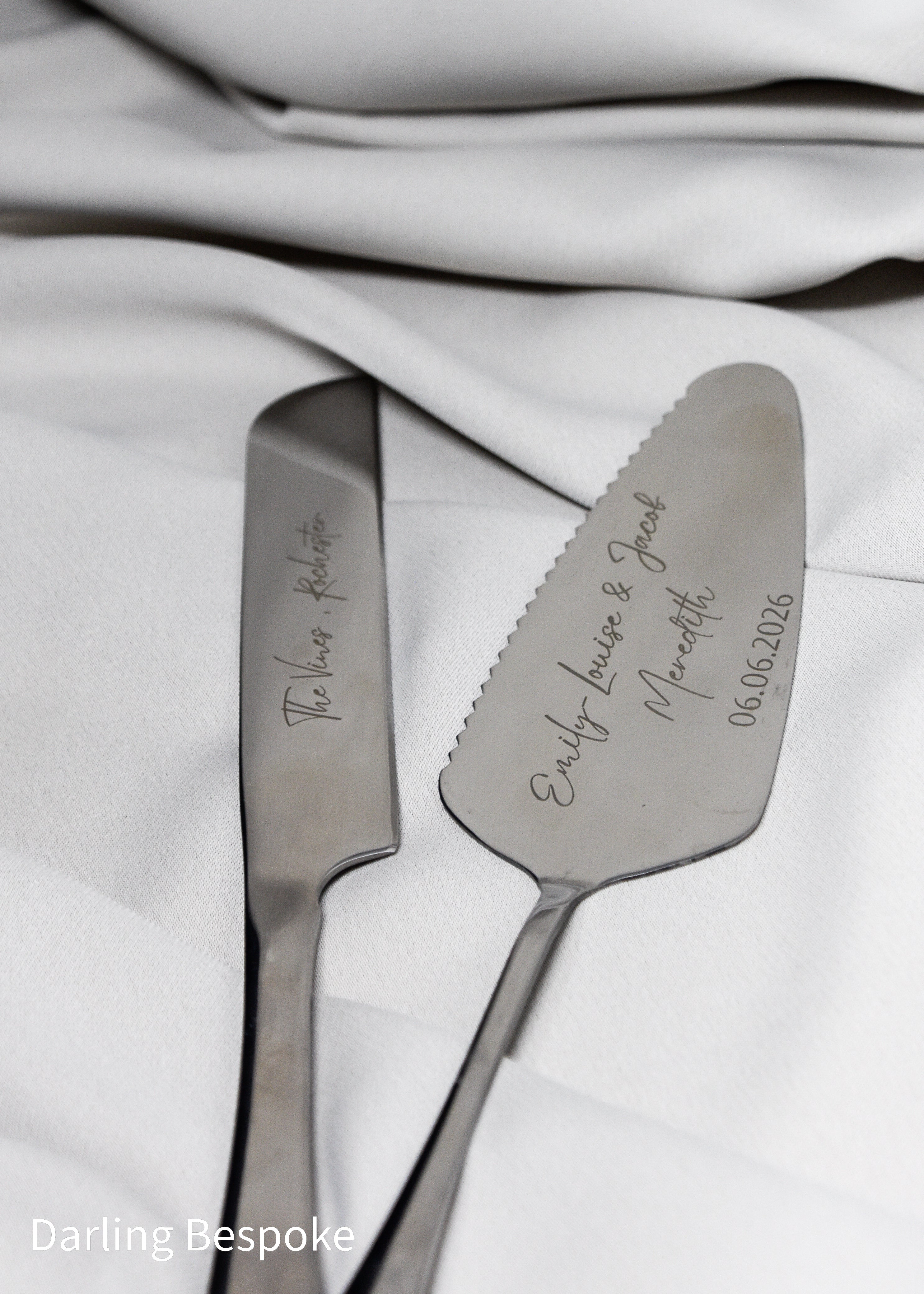 Personalised Cake Knife and Server