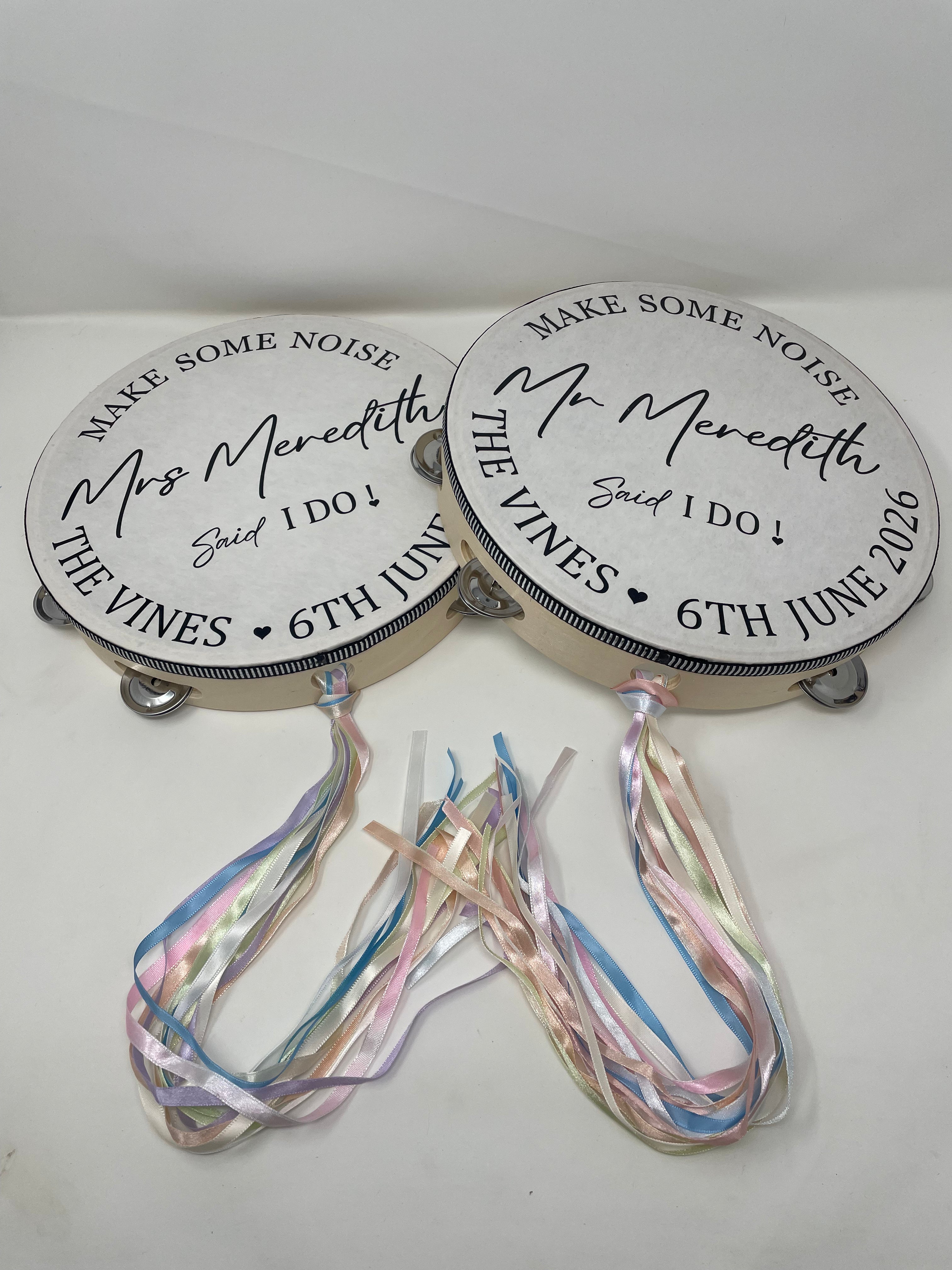 Personalised Tambourine's
