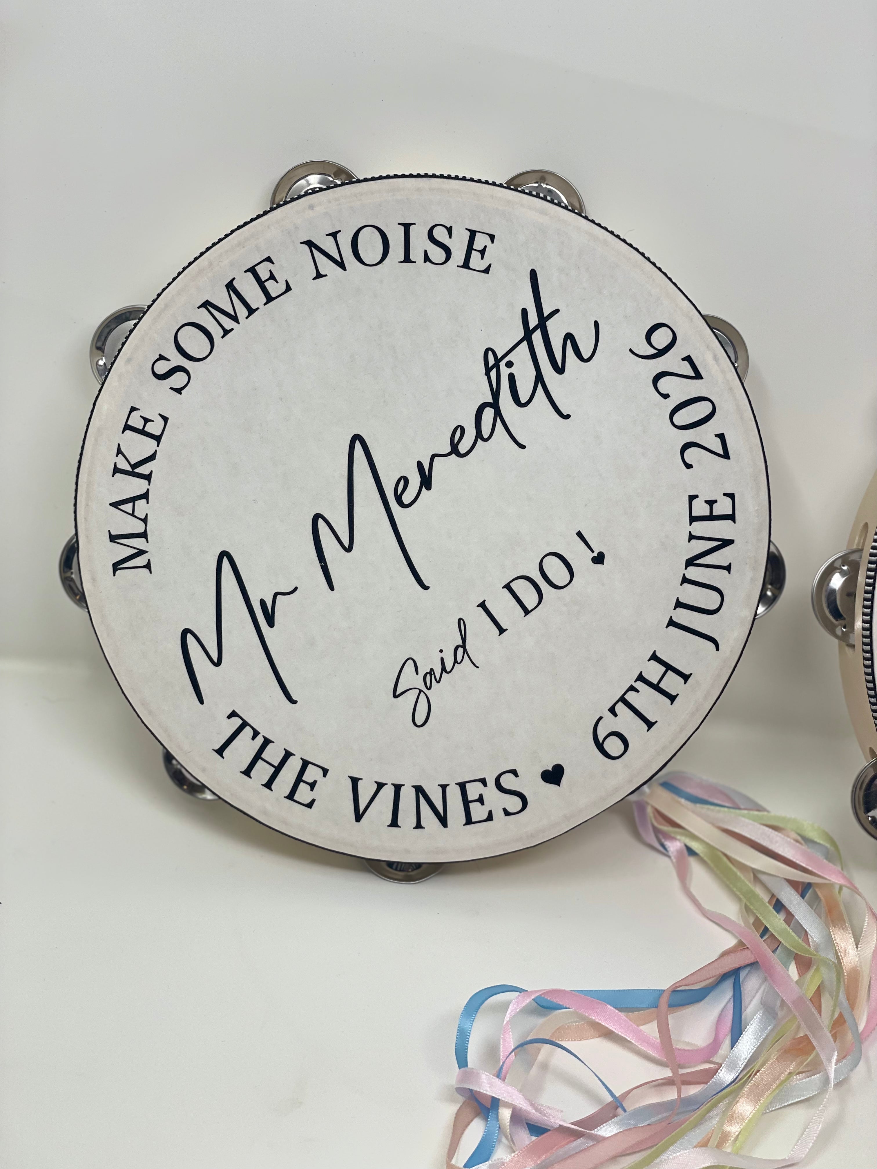 Personalised Tambourine's