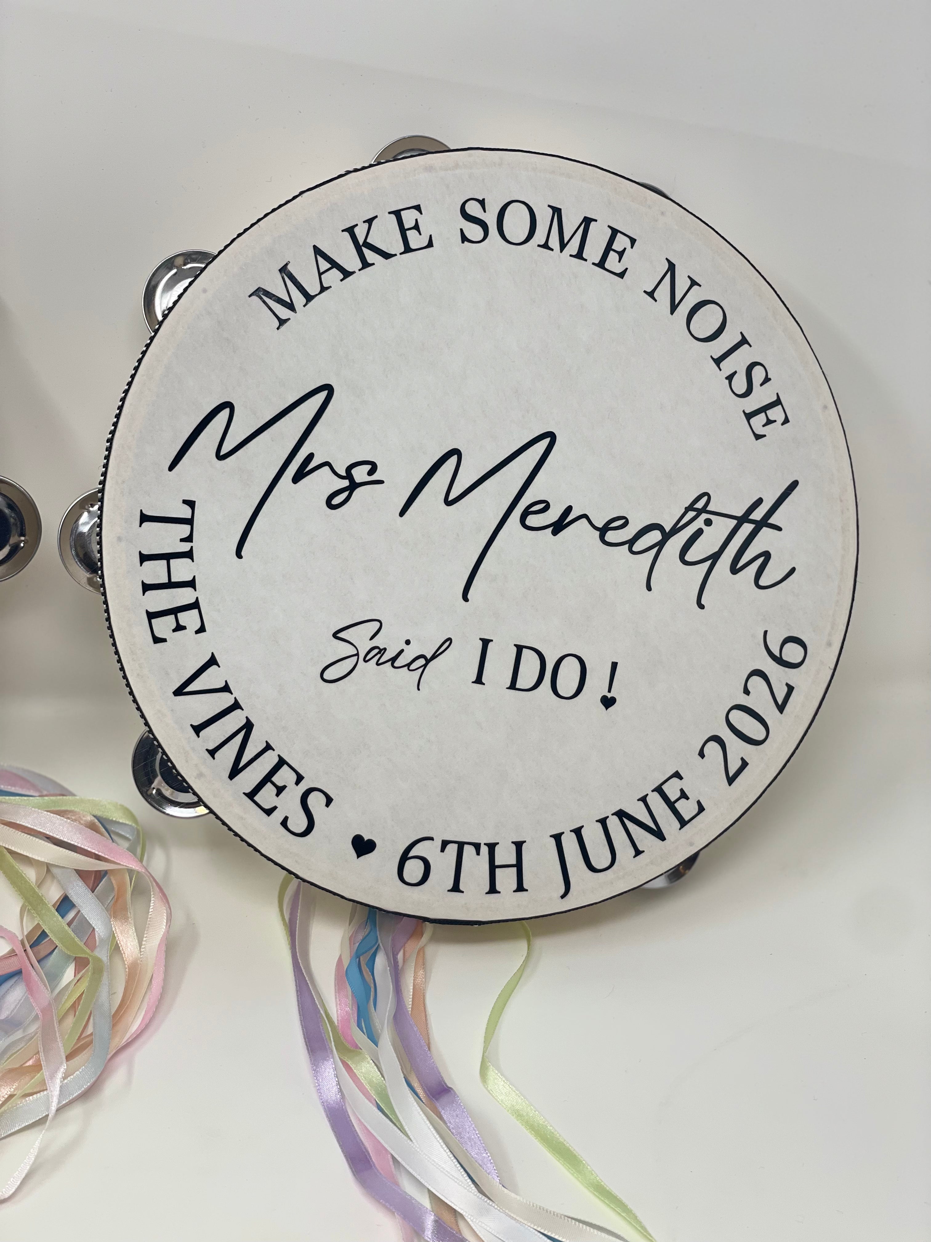 Personalised Tambourine's