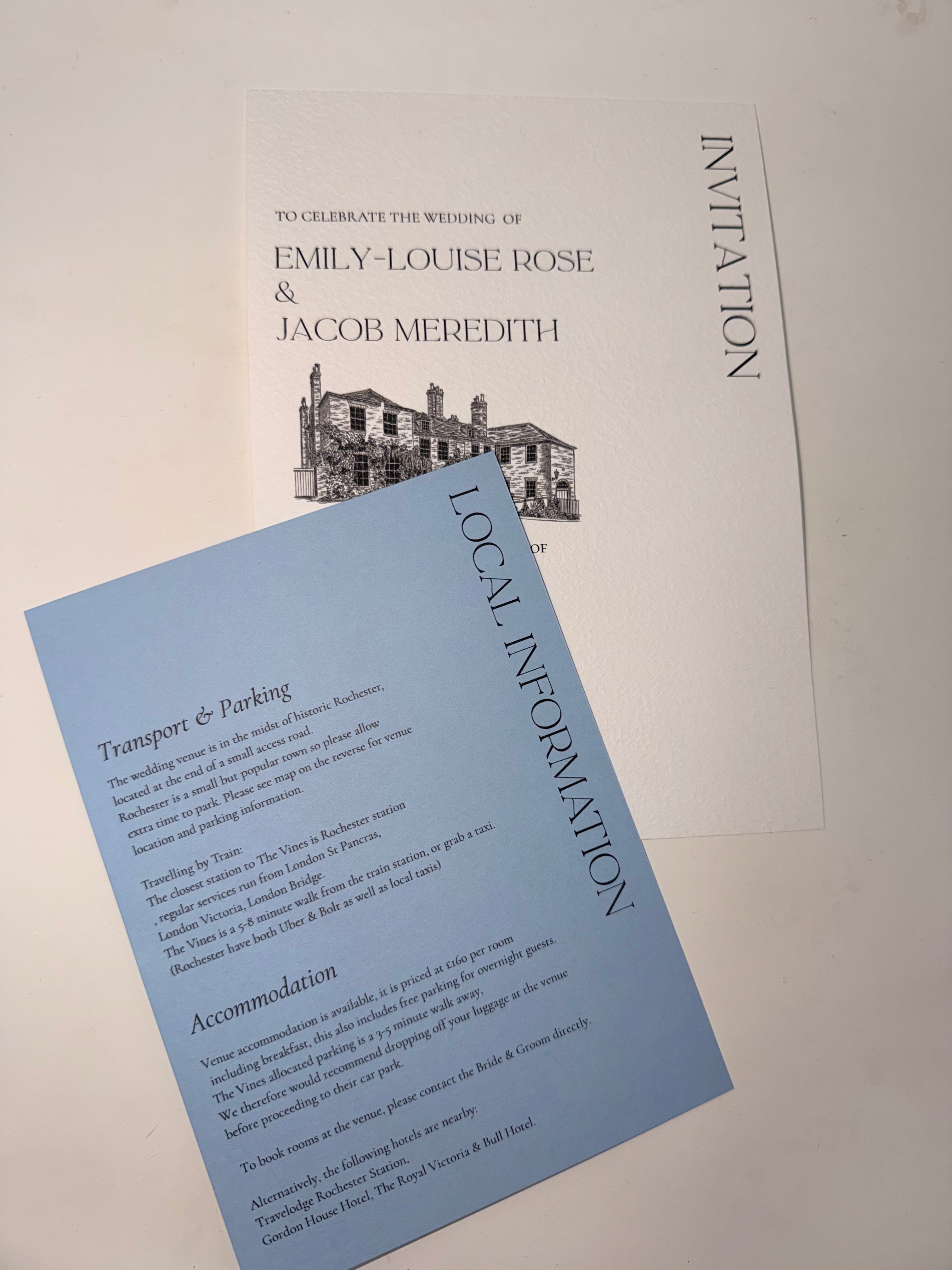 Bespoke Wedding / Event Invitations