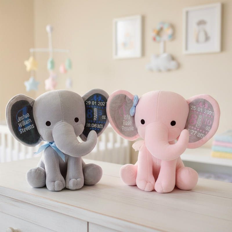 Celebration Elephants for Births, Graduations & Weddings