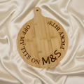 Large Round Bamboo Chopping Board