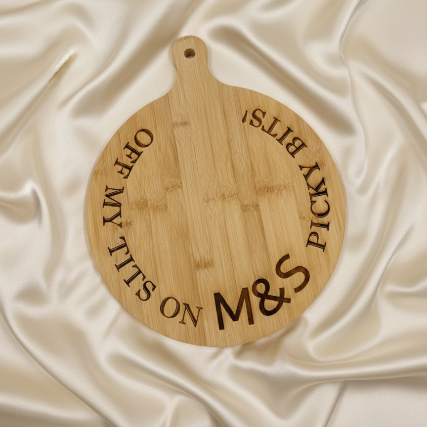 Large Round Bamboo Chopping Board