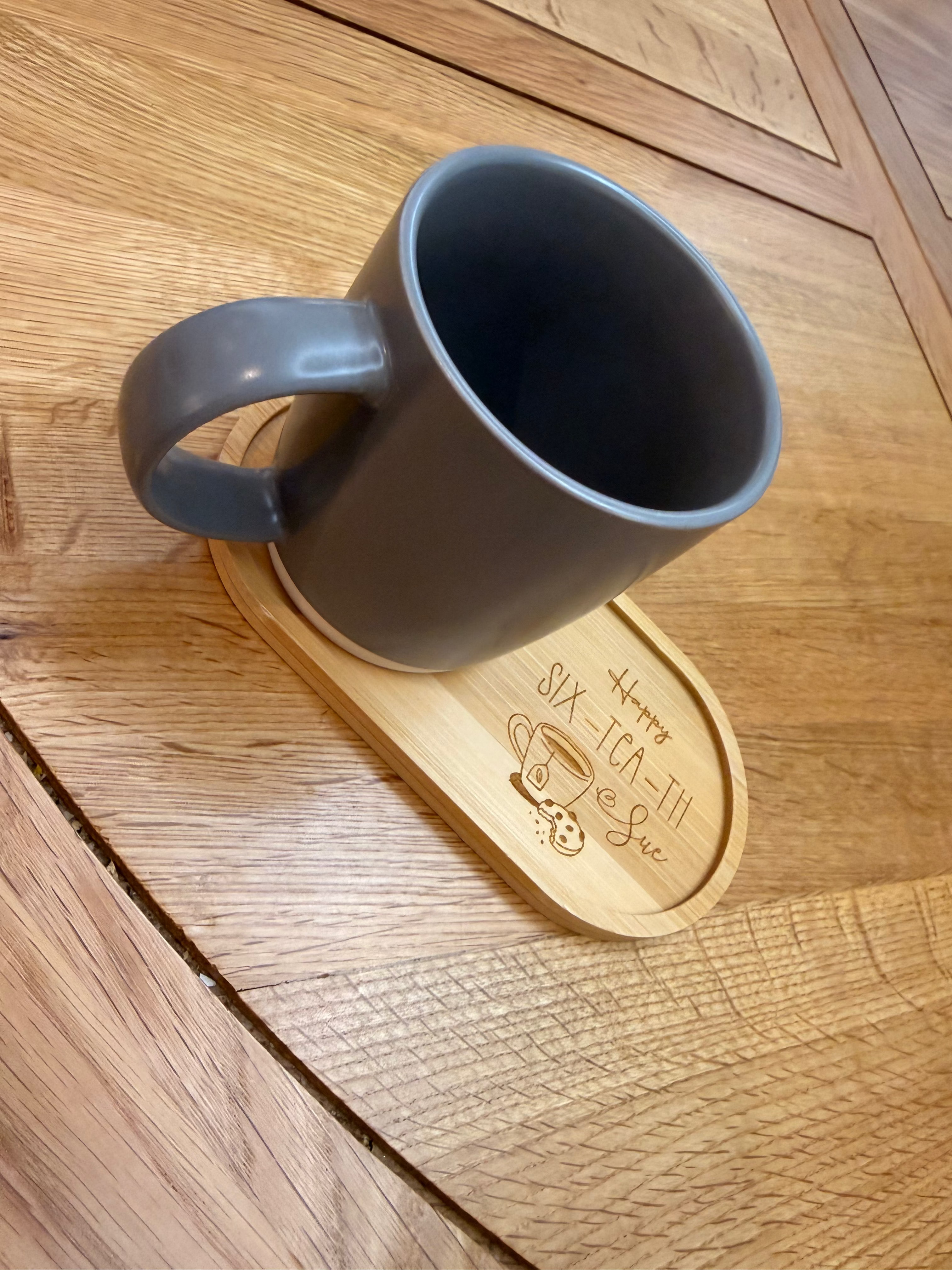 Bamboo Coaster - Tea & Biscuit / Coffee & Cake Tray
