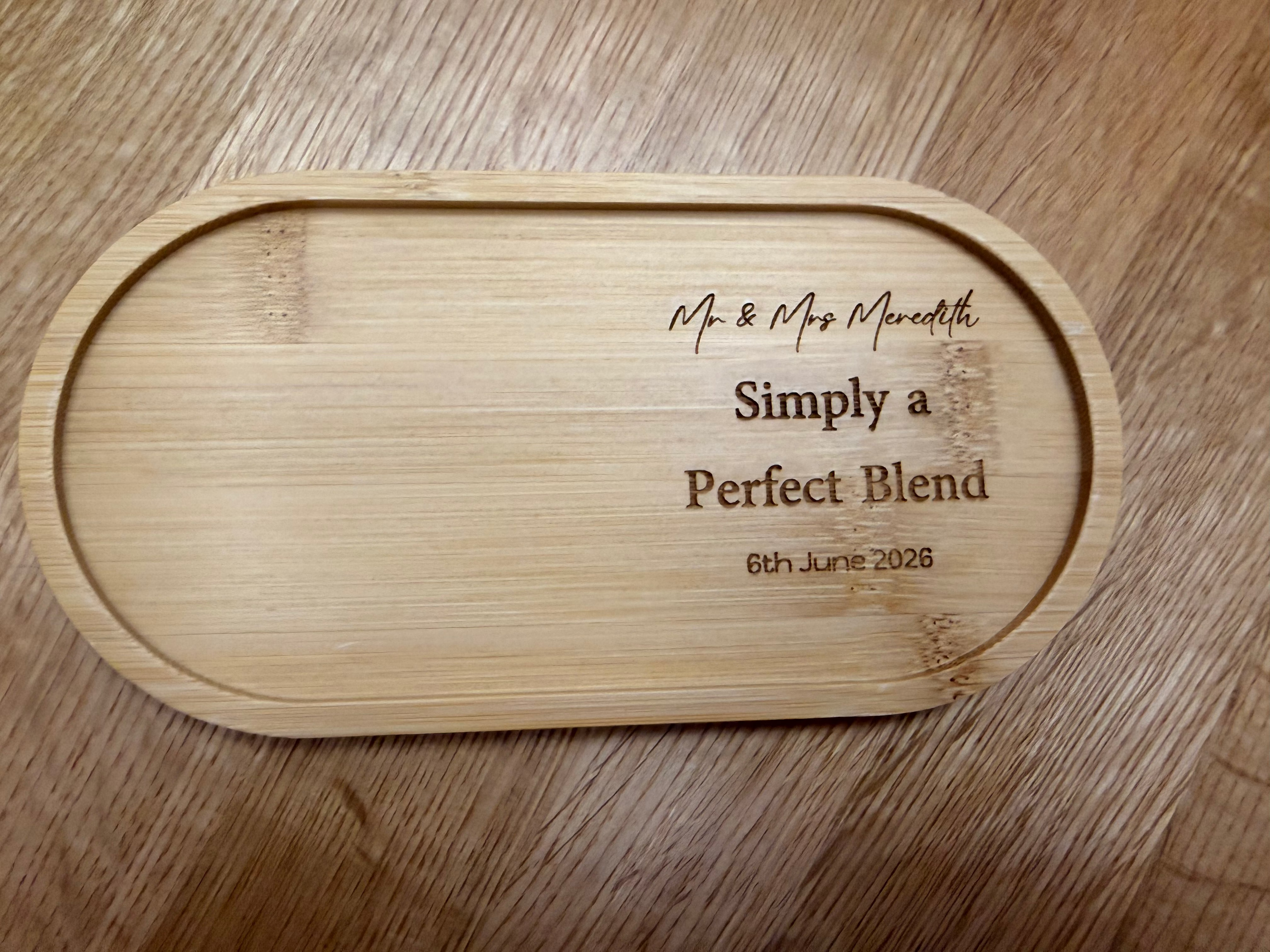 Bamboo Coaster - Tea & Biscuit / Coffee & Cake Tray