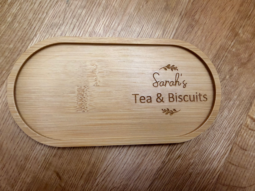 Bamboo Coaster - Tea & Biscuit / Coffee & Cake Tray