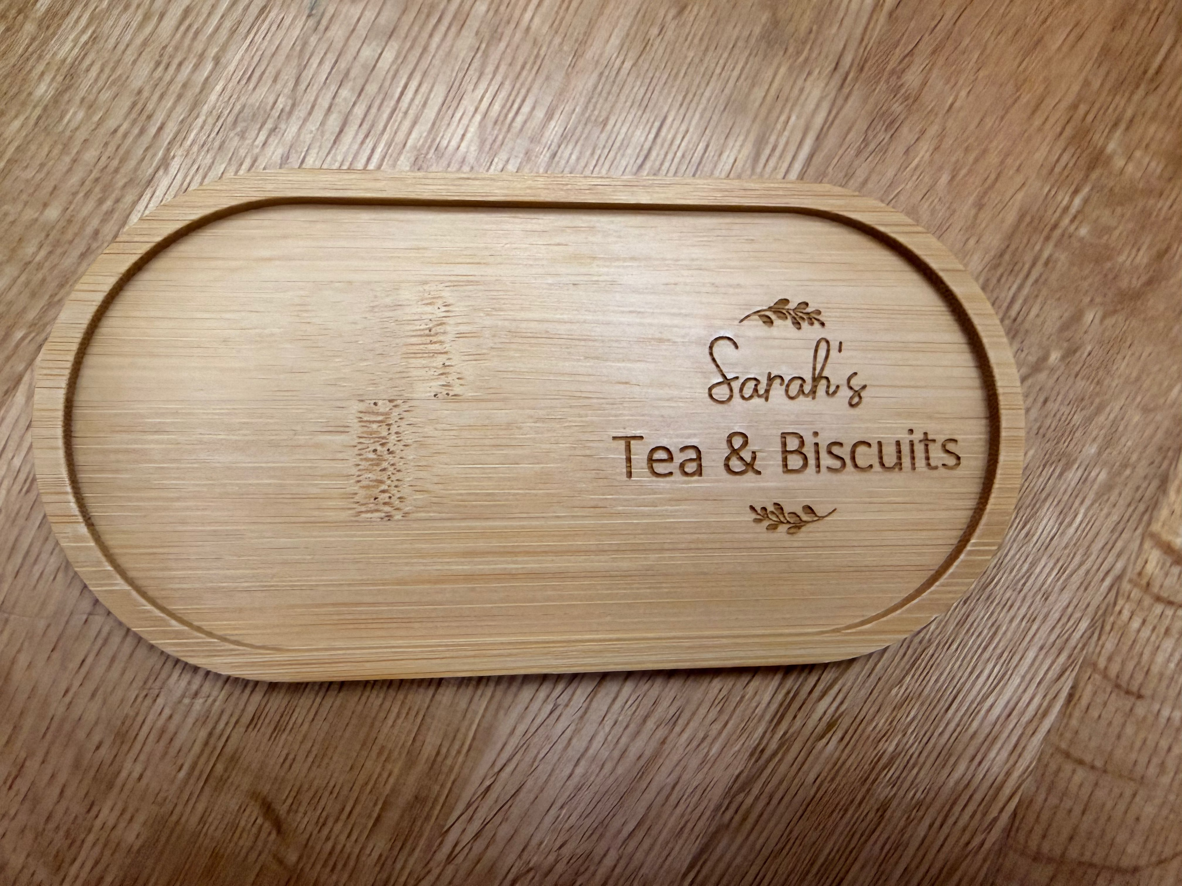 Bamboo Coaster - Tea & Biscuit / Coffee & Cake Tray
