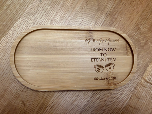 Bamboo Coaster - Tea & Biscuit / Coffee & Cake Tray