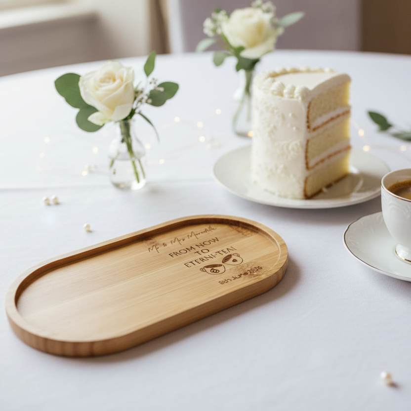 Bamboo Coaster - Tea & Biscuit / Coffee & Cake Tray
