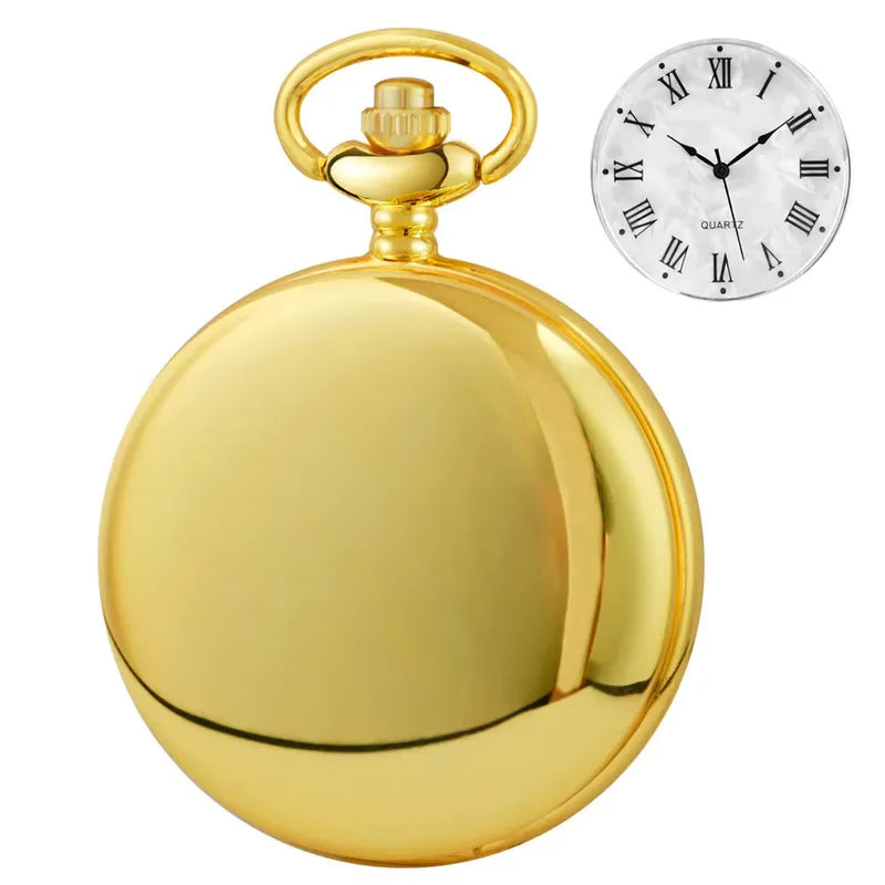 Bespoke Engraved Single Side Opening Pocket Watch
