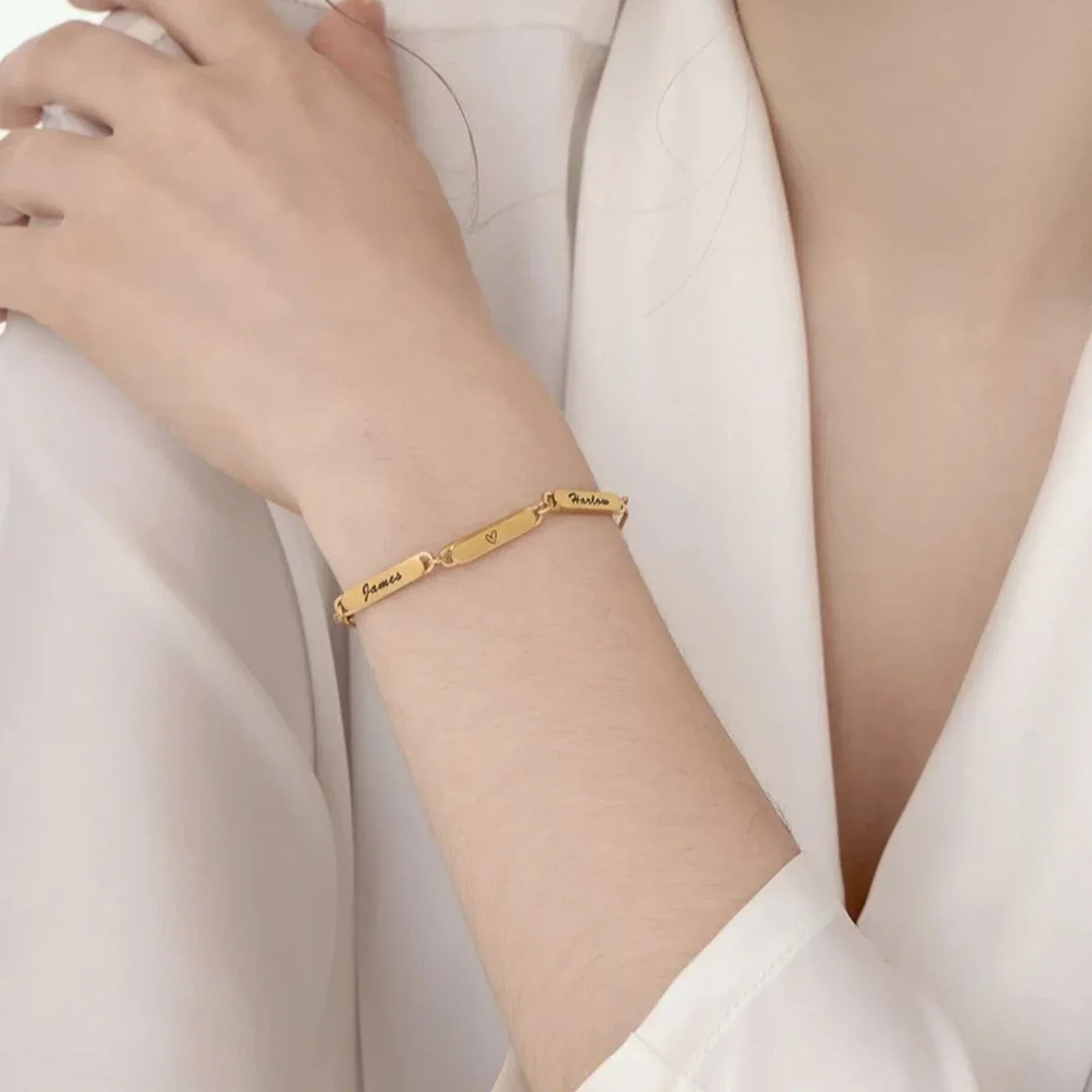 Stainless Steel Paperclip Bracelet