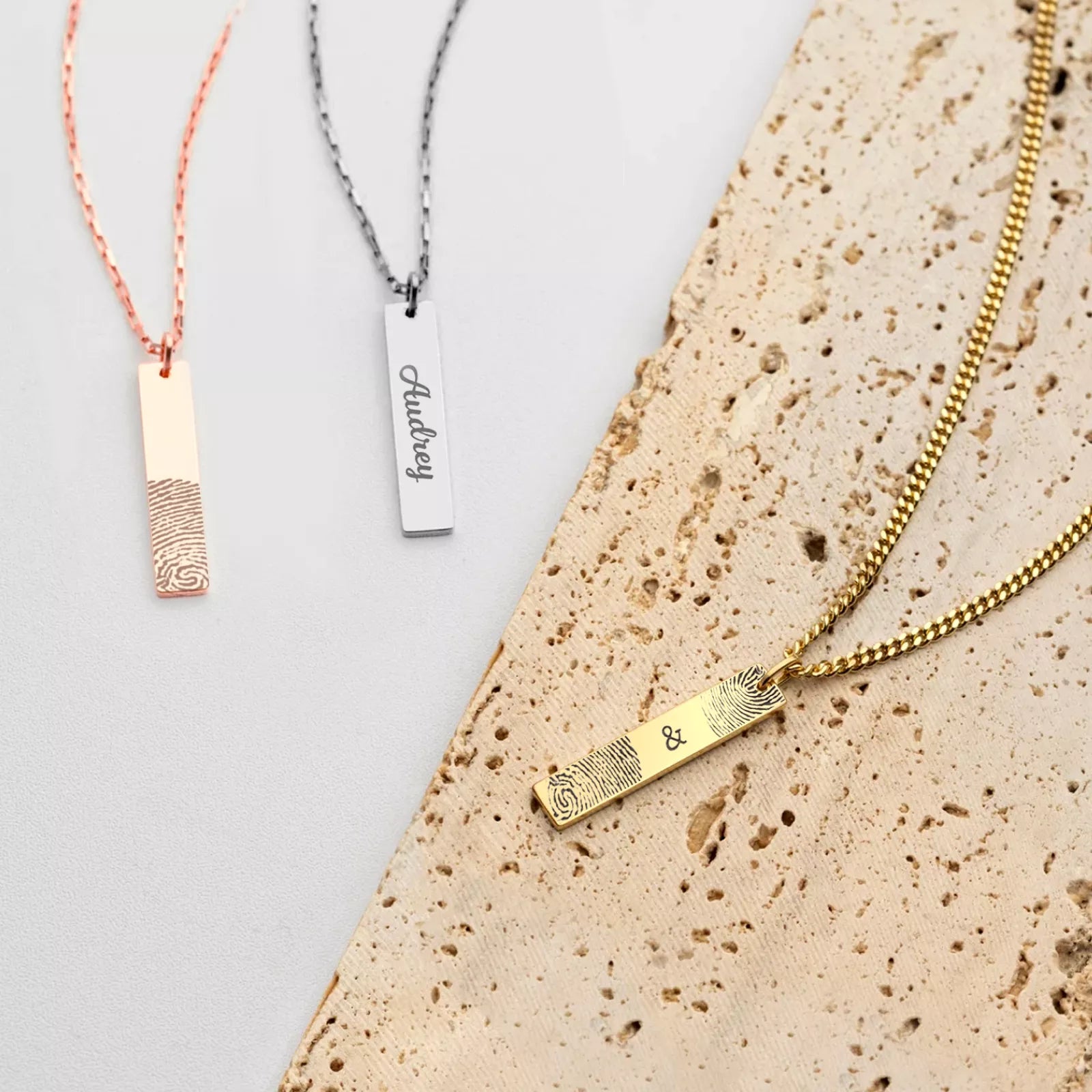 Stainless Steel Bar Pendant