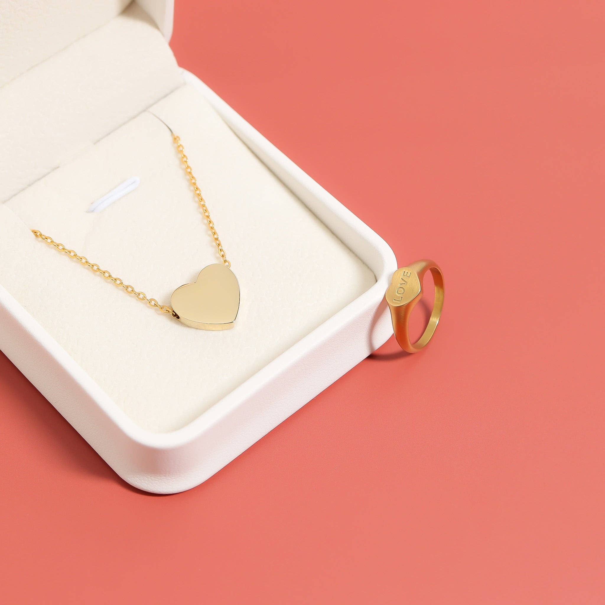 Engravable Heart Necklace