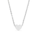 Heart Charm Necklace & Chain