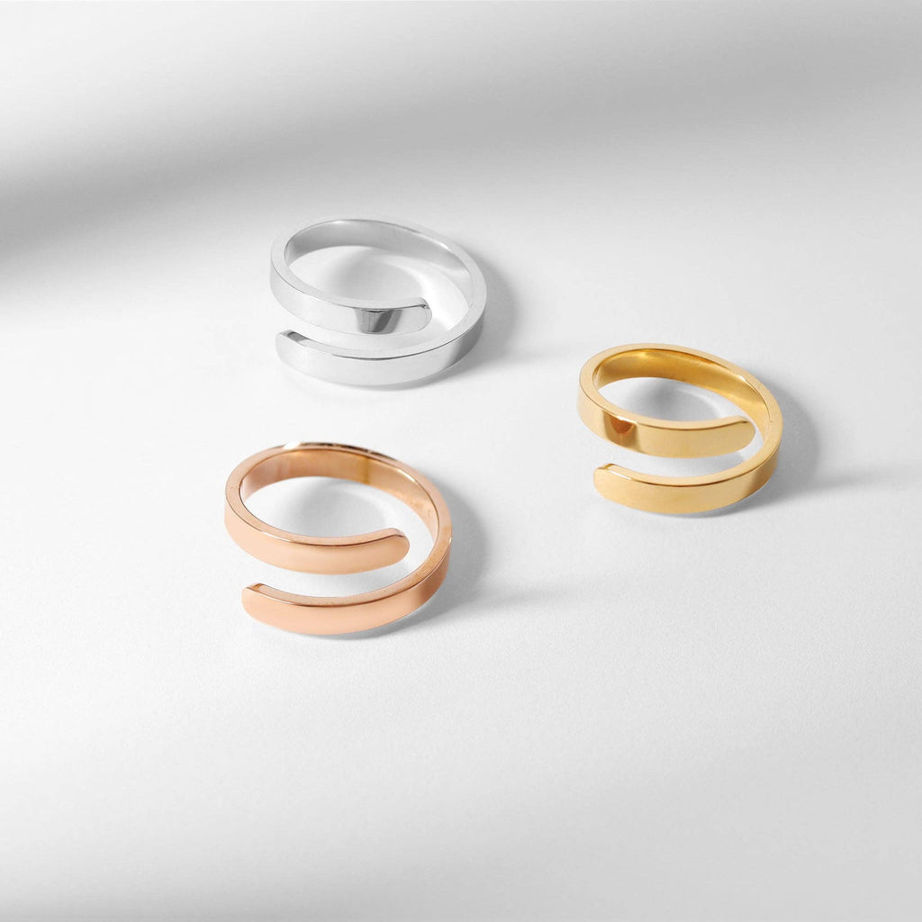 Engravable  Name Wrap Ring