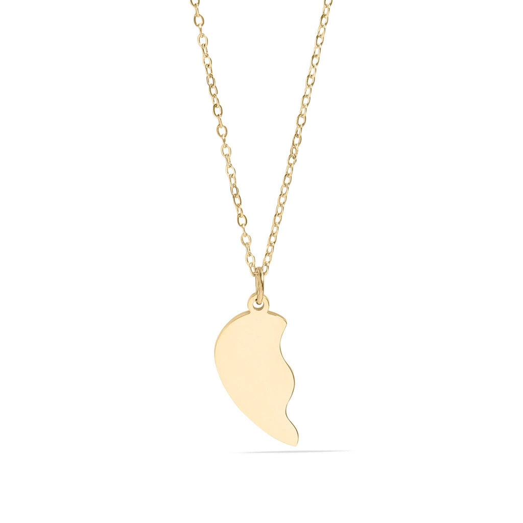 Break Apart Heart Necklace Set