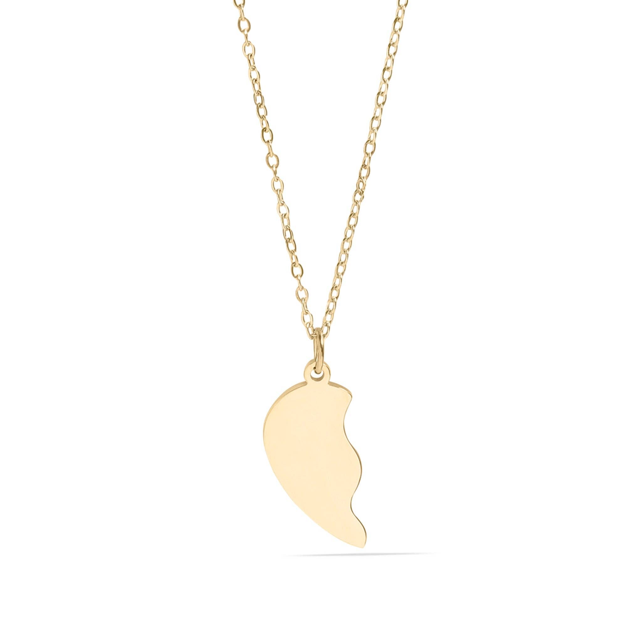 Break Apart Heart Necklace Set
