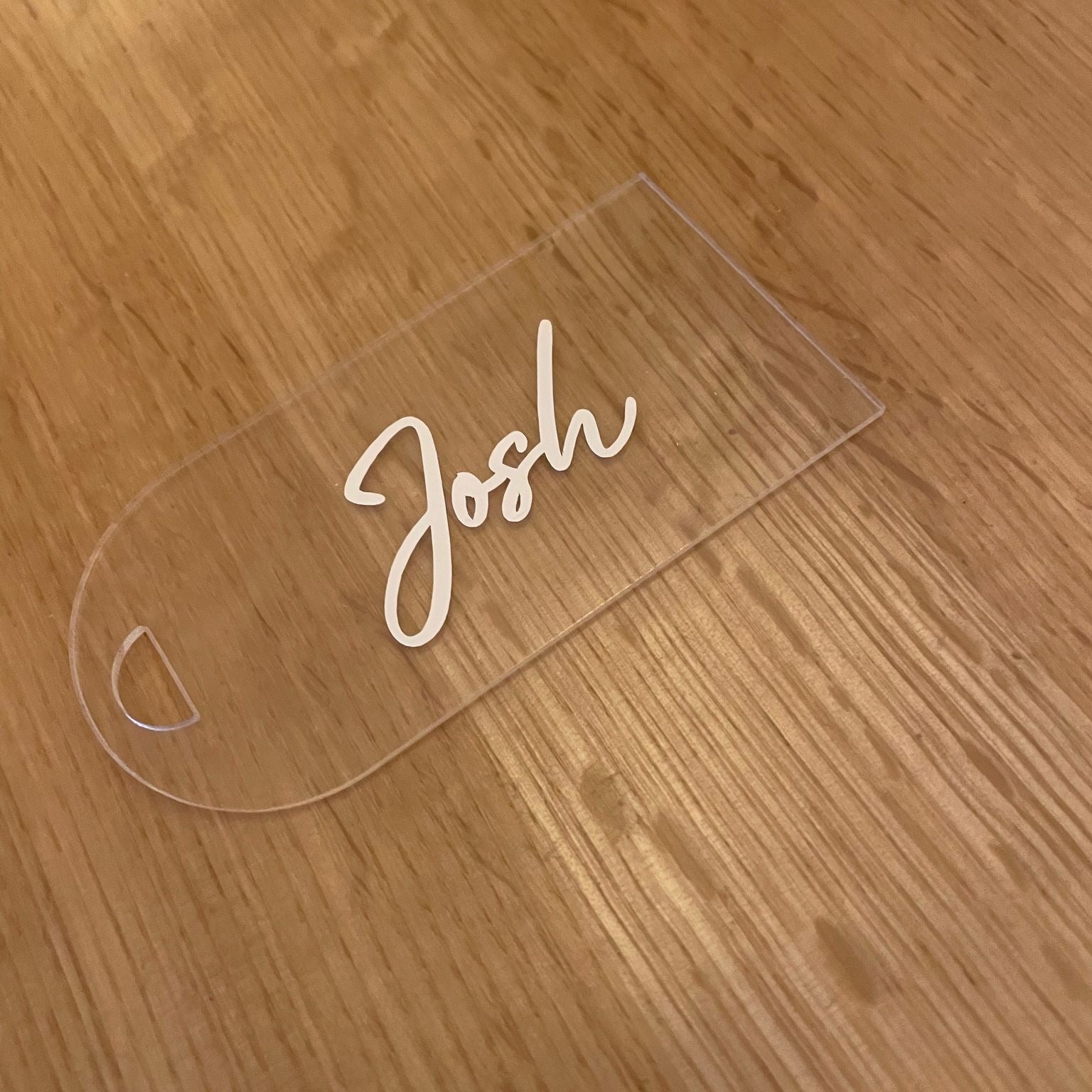 Acrylic Name Labels
