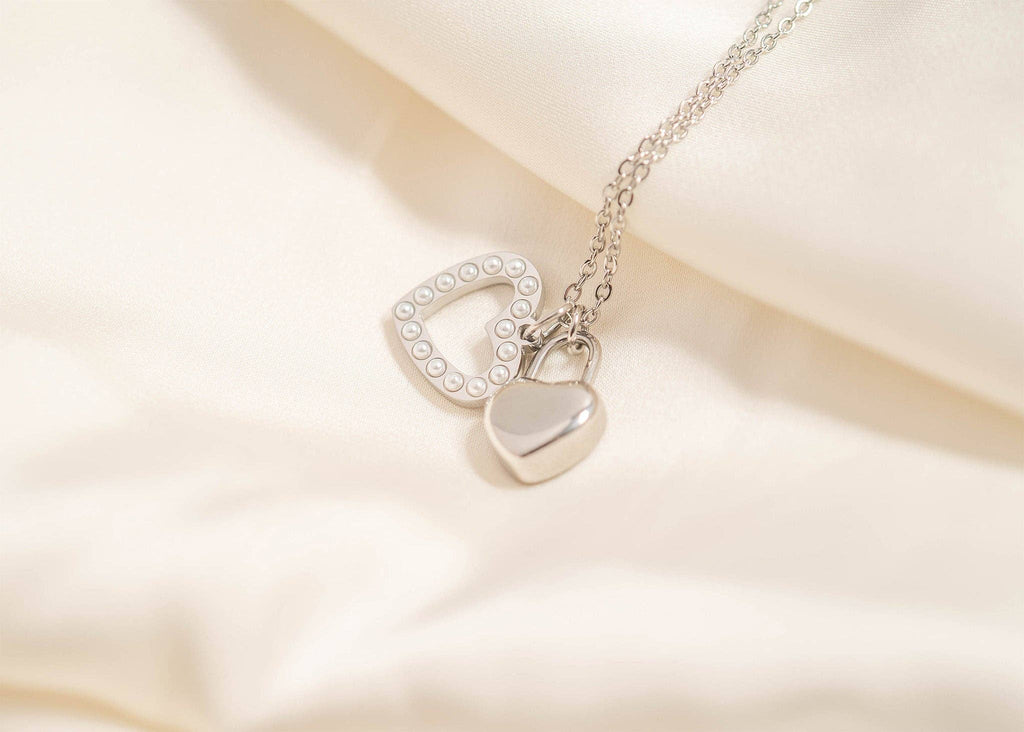 Heart Padlock Charm