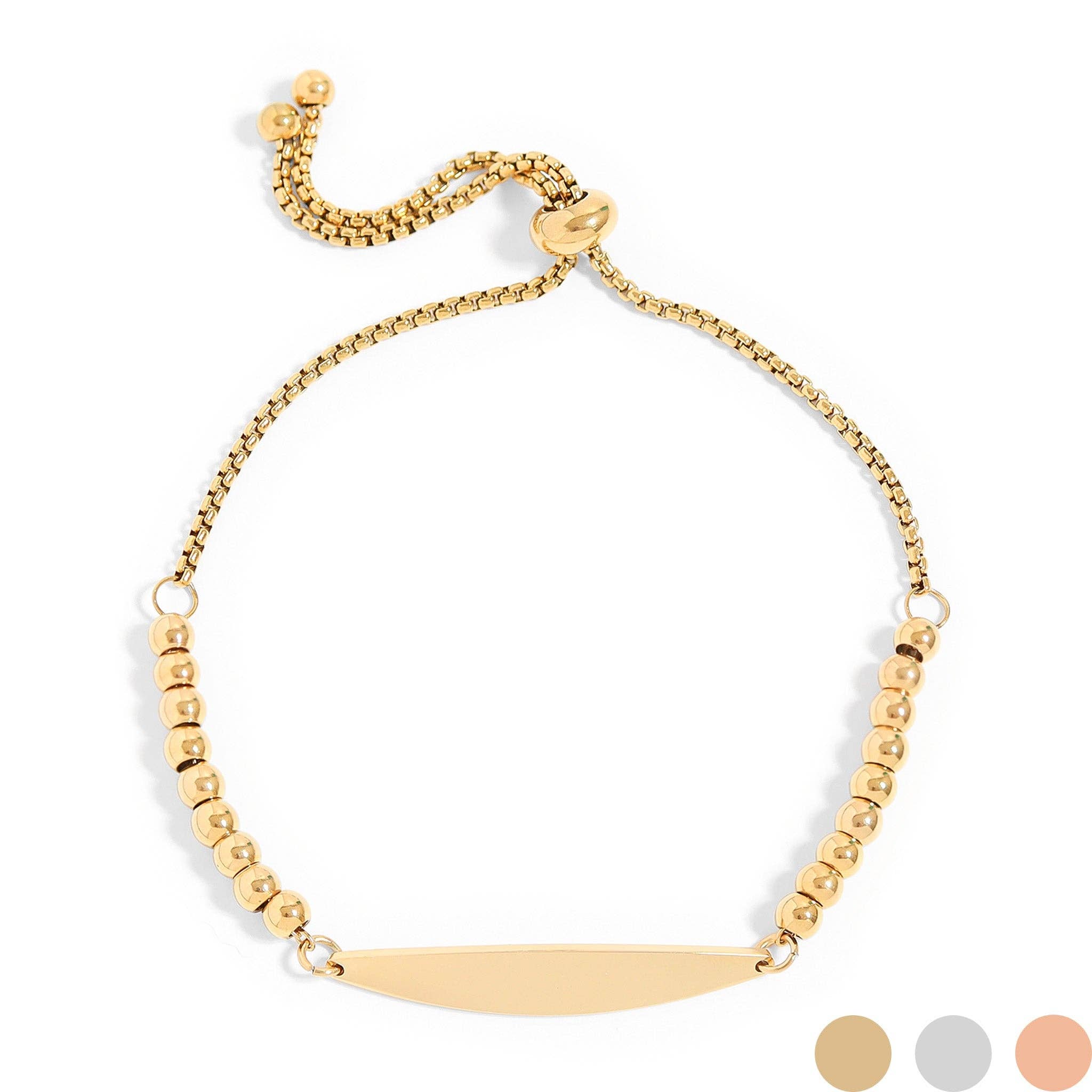 Beaded Bracelet - Adjustable Fit