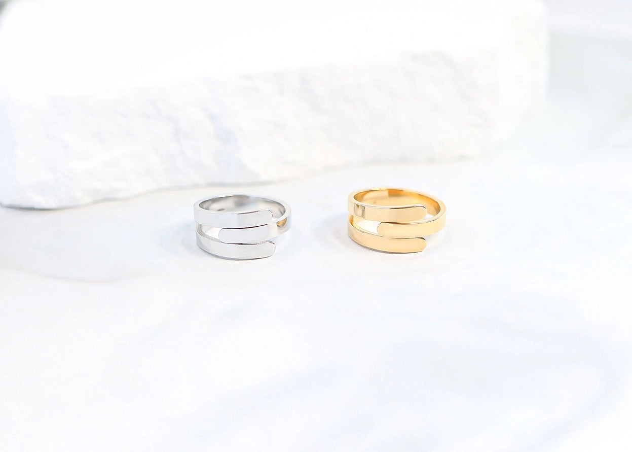 Engravable  Name Wrap Ring