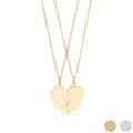 Break Apart Heart Necklace Set