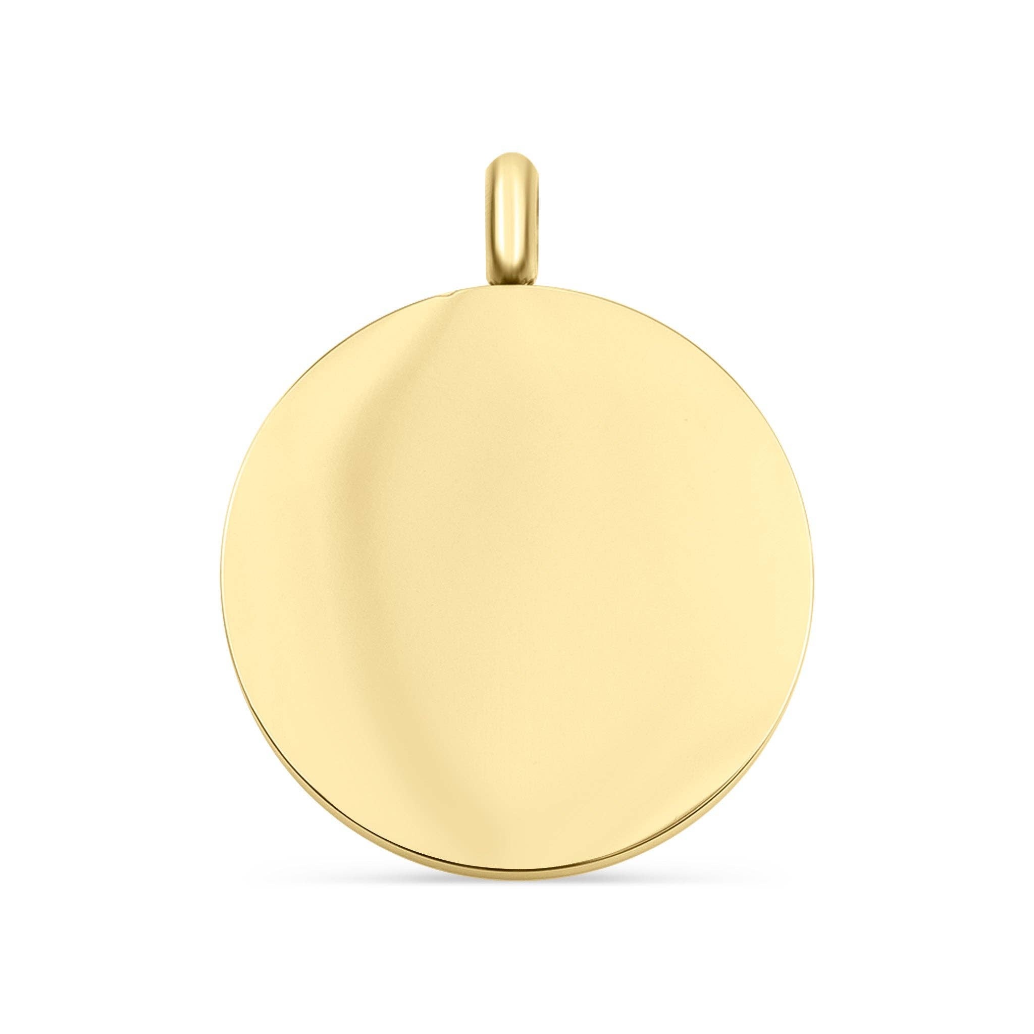 Gold Pendant - 25mm