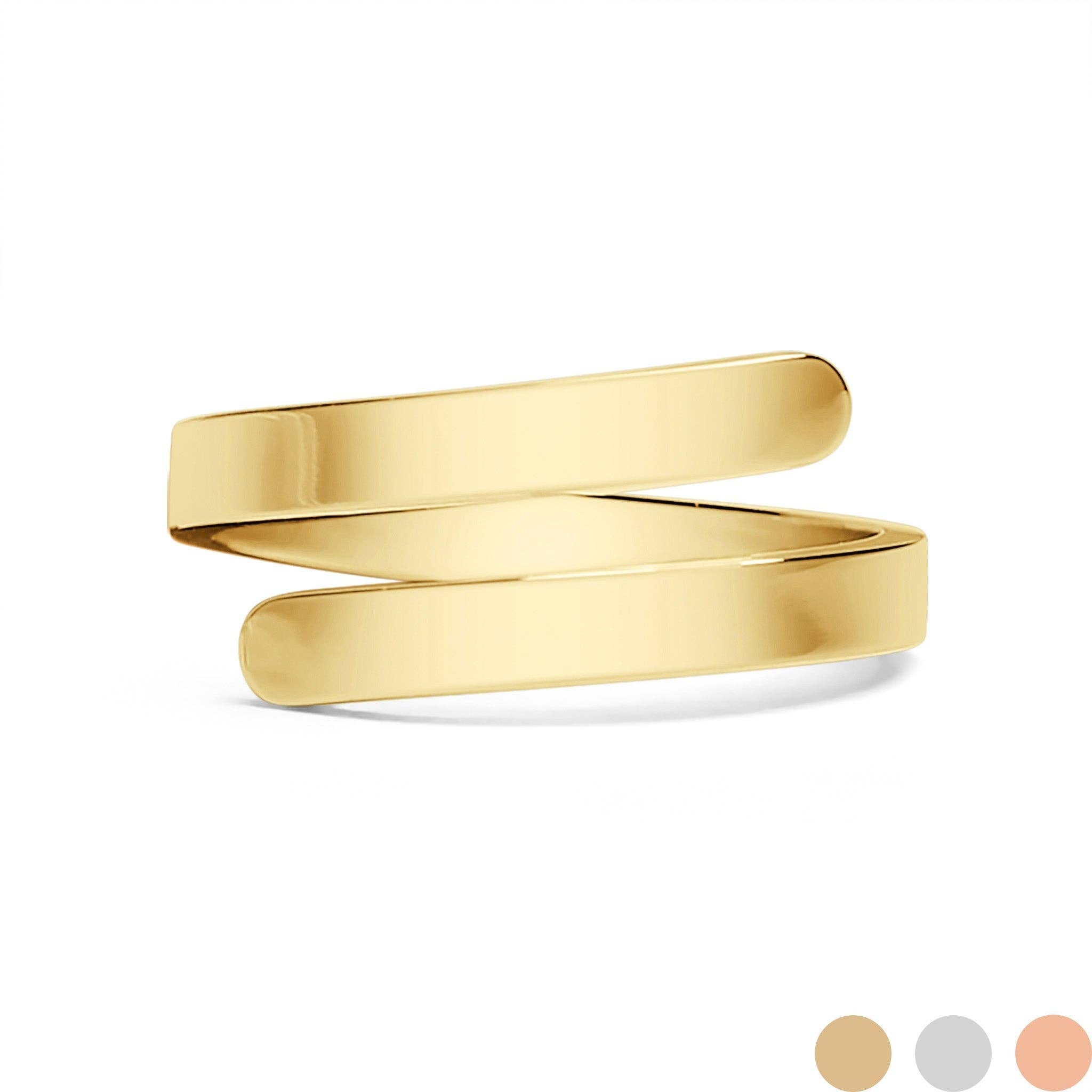 Engravable  Name Wrap Ring
