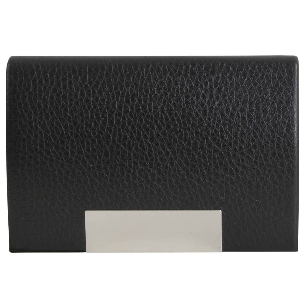 Leatherette Card Case with Engraving Plate