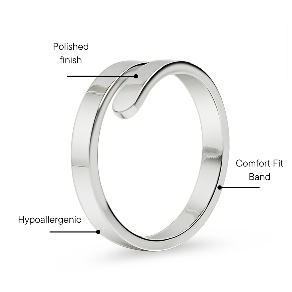 Engravable  Name Wrap Ring