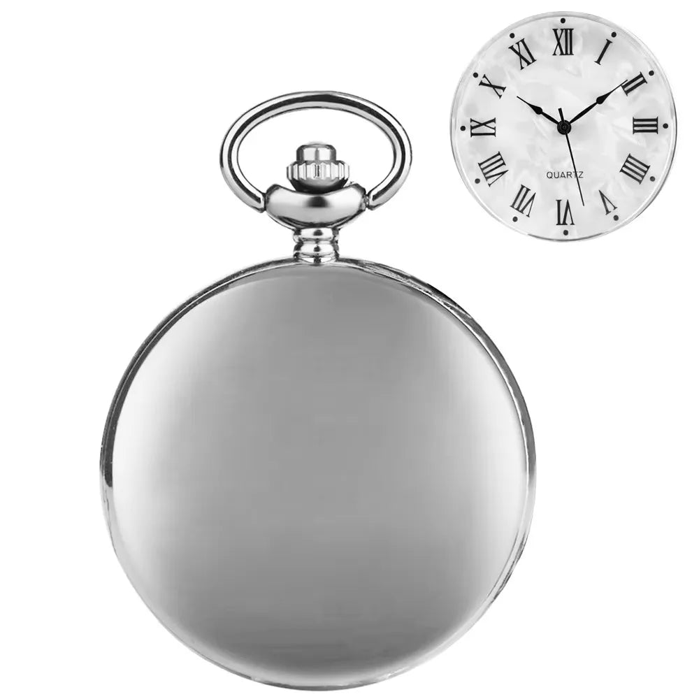 Bespoke Engraved Single Side Opening Pocket Watch